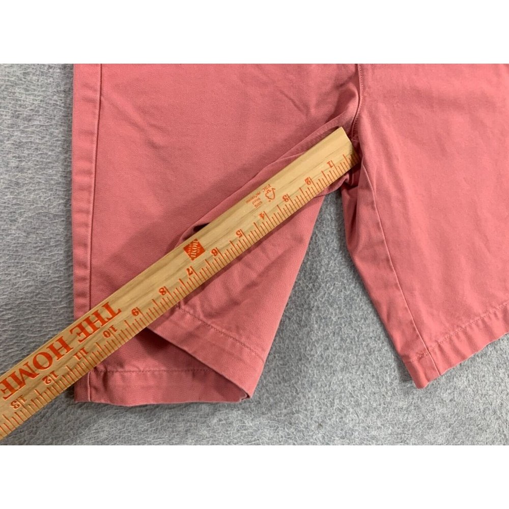Vineyard Vines Classic Solid 100% Cotton Chino Shorts (Boy's Size 18) Jetty Red - Picture 8 of 11